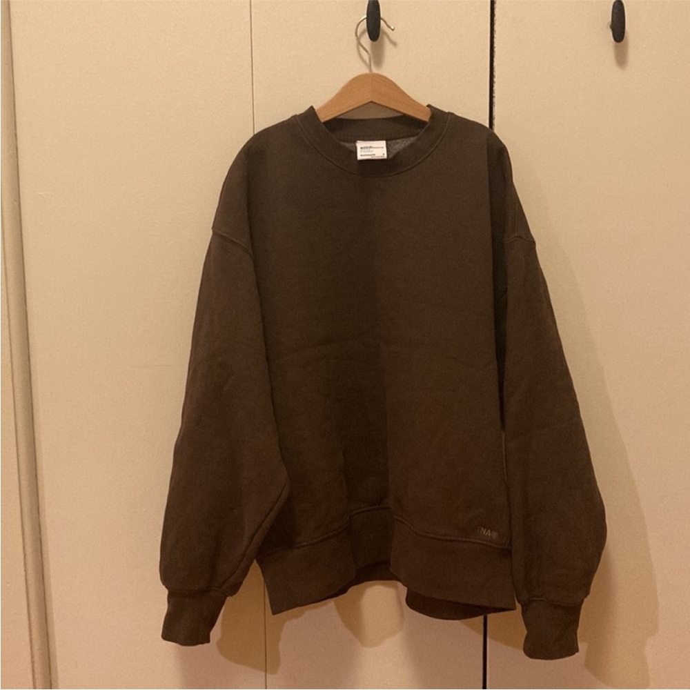 Aritzia TNA mocha sweatshirt